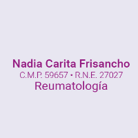 Foto de Dra. Nadia Carita Frisancho - Medico Reumatologa
